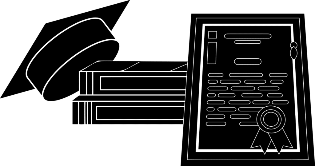 תעודה ספרים וכובע
