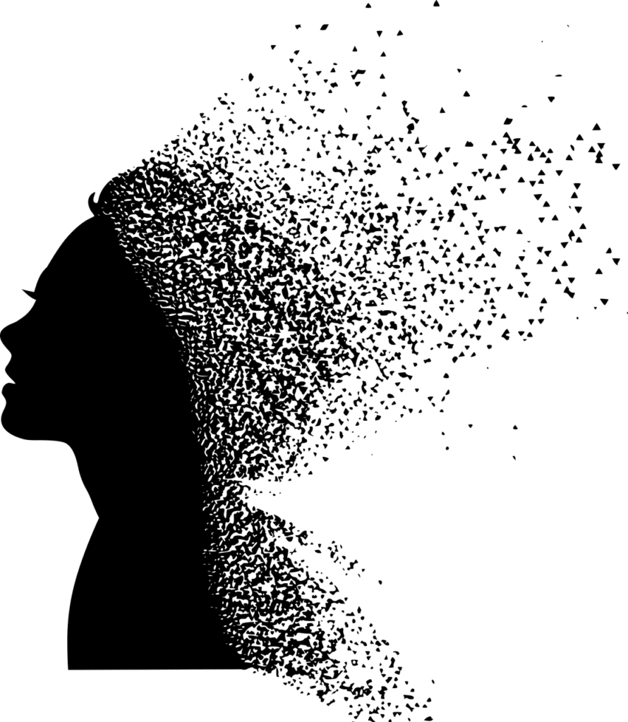 אישה מתפוררת